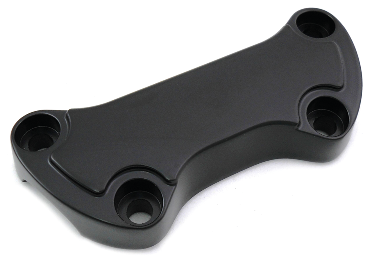Top Riser Clamp 1" Blk Bt99 Up Handlebar Risers V Twin Mfg Default Title