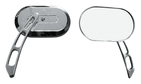 Gzp Chrome Hd Style Oval Mirror Pair Mirror & Component Zodiac Default Title