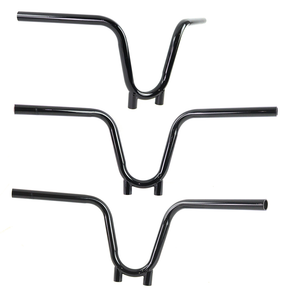 1" Nyc Handlebar Black Non Dimpled Handlebar V Twin Mfg