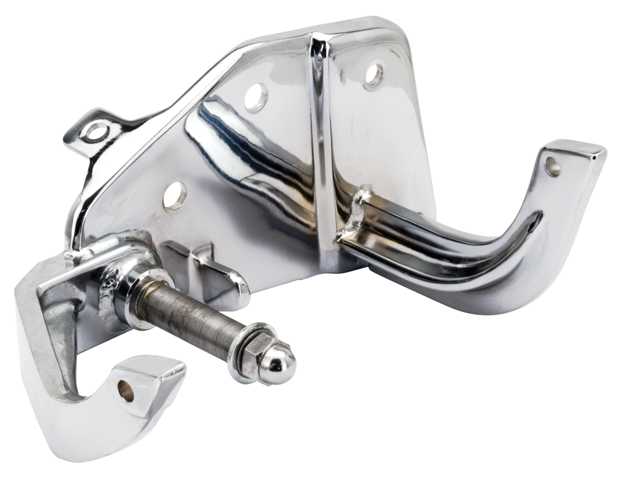 Brake Pedal Mount Plate Chrome Flst86 99 Brake Pedals & Backing Plates V Twin Mfg Default Title
