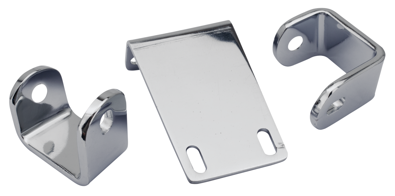 Horn & Fender Bracket Chrome Fl41 45 Horns & Sirens V Twin Mfg Default Title