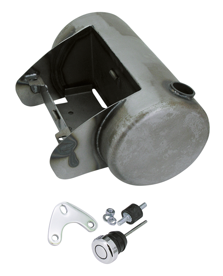 Round Raw 3.5 Qrt. Oil Tank Cntr Fill Gas- & Oil Tank Kraft Tech Inc Default Title