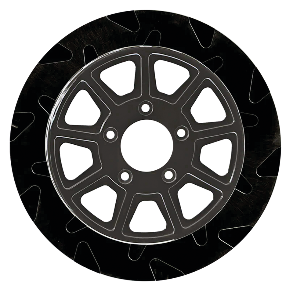 Fr Smooth 11.8"X5mm Bl/Bl 9 Spoke Disc Brake Rotors Lyndall Brakes Default Title