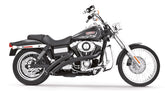 Radical Radius Fxd91 05 Blk/Blk Tip 2-2 Full Exhaust System Freedom Performance Exhaust Default Title