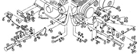 Gzp Brake Brckt For Zpn 056080 & 056025 Foot Control Component Zodiac