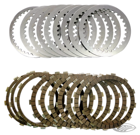 Gzp Bt17 Up Clutch Kit Steels & Friction 2013-2017 Twin Cam & 2017 to present Milwaukee Eight 3-Stud "Assist & Slip" clutch Zodiac