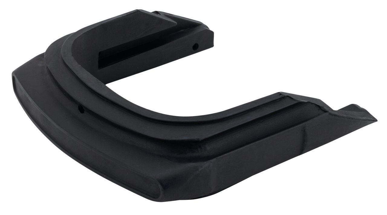 Front Fender Black Rubber Trim Bumper Fender & Component V Twin Mfg Default Title