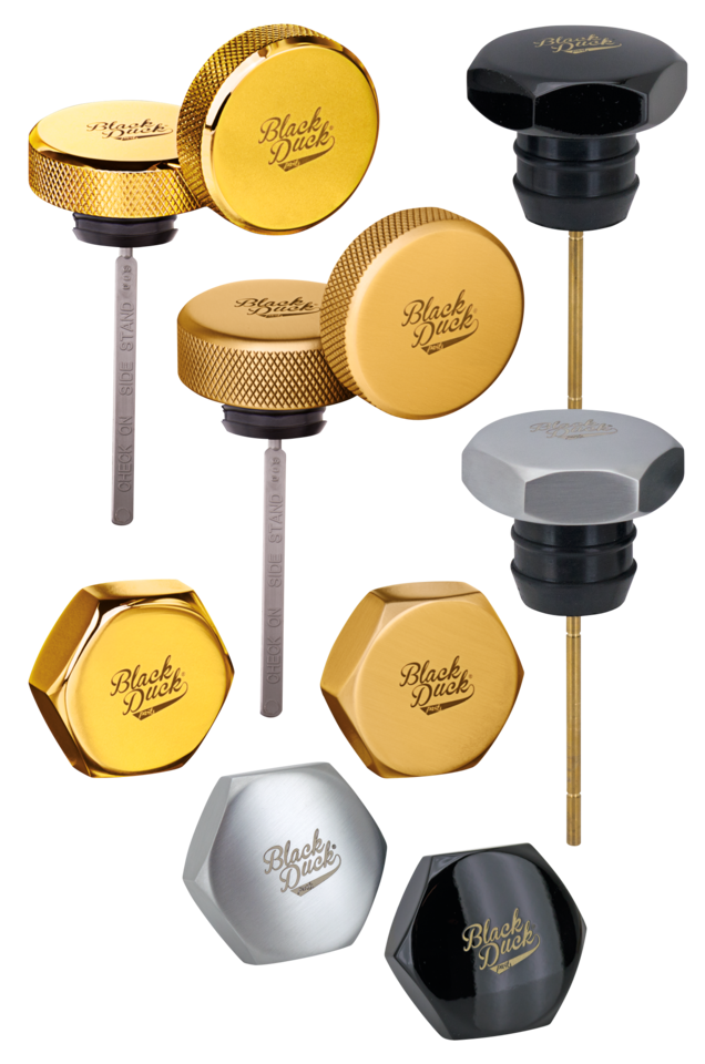 Black Duck Hex Oilcap Sat.Brass Fxd99 05 Oil Tank Plug & Cap Black Duck Parts Default Title