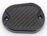 Master Cyl Cover Xl04 17 Carbon/Black Brake Master Cylinder Cover Brass Balls Cycles Default Title