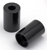Gzp Blk 1 1/2" Straight Riser Extension Handlebar Risers Zodiac Default Title