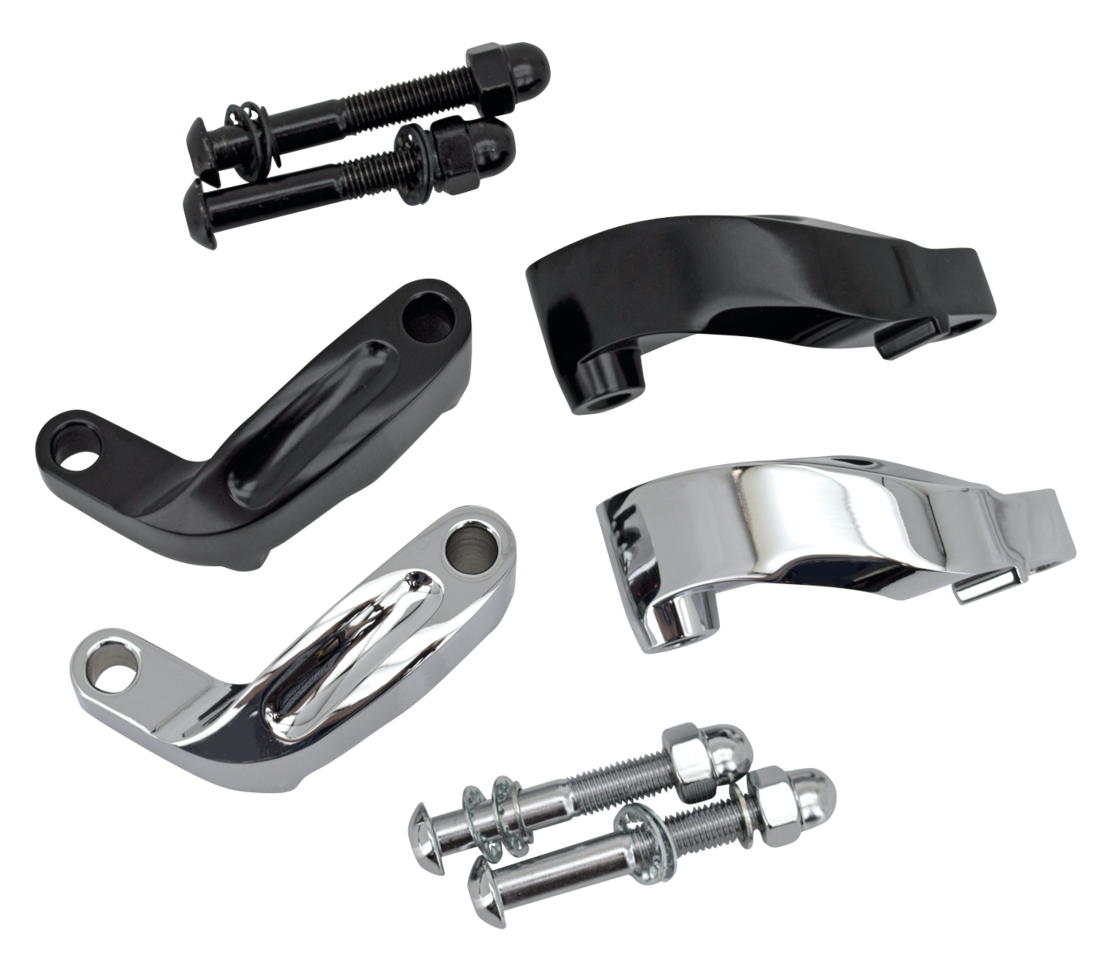 Prime Mirror Relocation Kit Chrome Mirror & Component V Twin Mfg Default Title