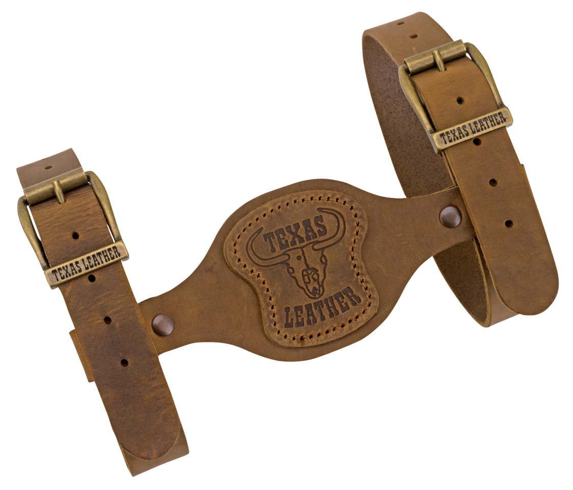 Texas Leather Blanket Holder Ranger Luggage Bag Texas Leather Default Title