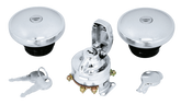 Gzp Gascap Set Late Chr W/Key+Ig.Switch Locking Gas Cap Zodiac Default Title
