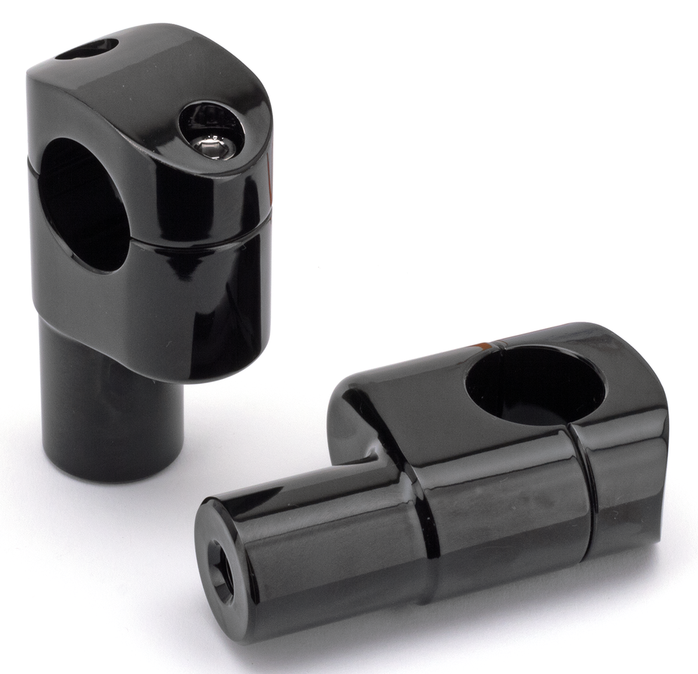 Gzp Blk Offset Risers H=3.25" Bars=1.25" Riser Zodiac Default Title