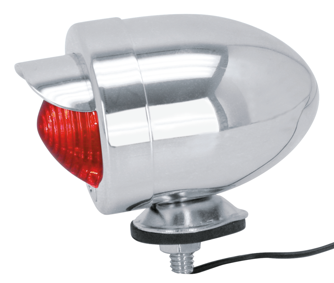 Gzp Bullet Light Red With Visor Turn Signals & Multi Function Lights Zodiac Default Title