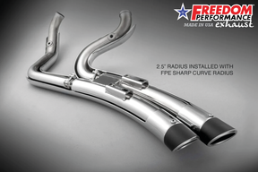 Freedom Quiet Baffle Set Sharp Curved Exhaust Baffle Freedom Performance Exhaust Default Title