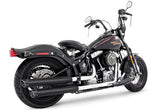 Racing Slip Ons Black/Black Flstn07 17 Slip-On & Muffler Freedom Performance Exhaust Default Title