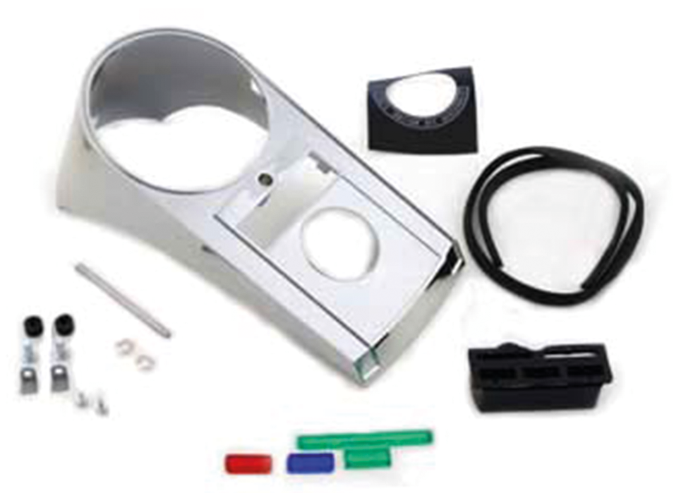Chrome Dash Panel Bt68 90 Dash Panel & Trim V Twin Mfg Default Title
