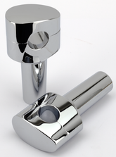 Gzp Fusion Tilt Risers 4" Smoothie Chrom Riser Zodiac Default Title