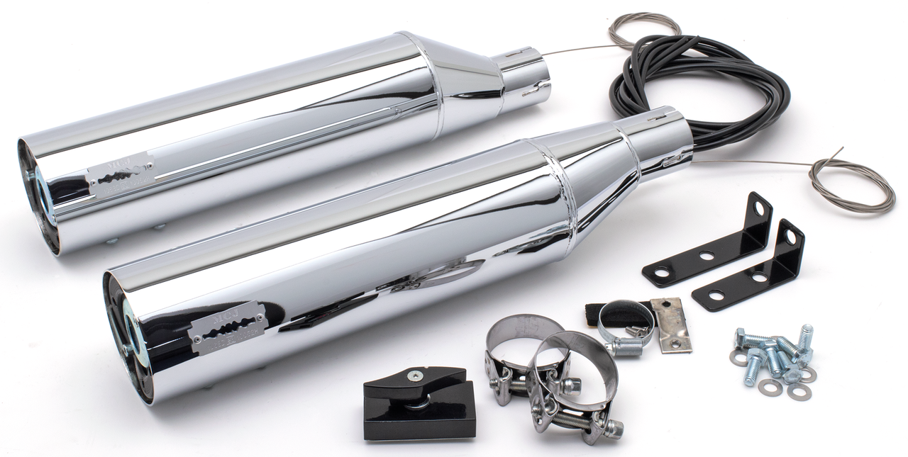 Mcj 2 2 Race Slip Ons Chief22 Up Chrome Slip-On & Muffler Mcj Default Title