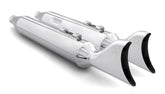 4" Sharktails S O's All Chr Flh/T17 Up Slip-On & Muffler Freedom Performance Exhaust Default Title