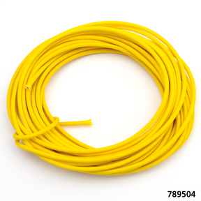 Cloth Covered Wire Pure Yellow 25ft Wiring & Connector V Twin Mfg