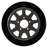 Fr Smooth 11.5"X5mm Bl/Bl 9 Spoke Disc Brake Rotors Lyndall Brakes Default Title
