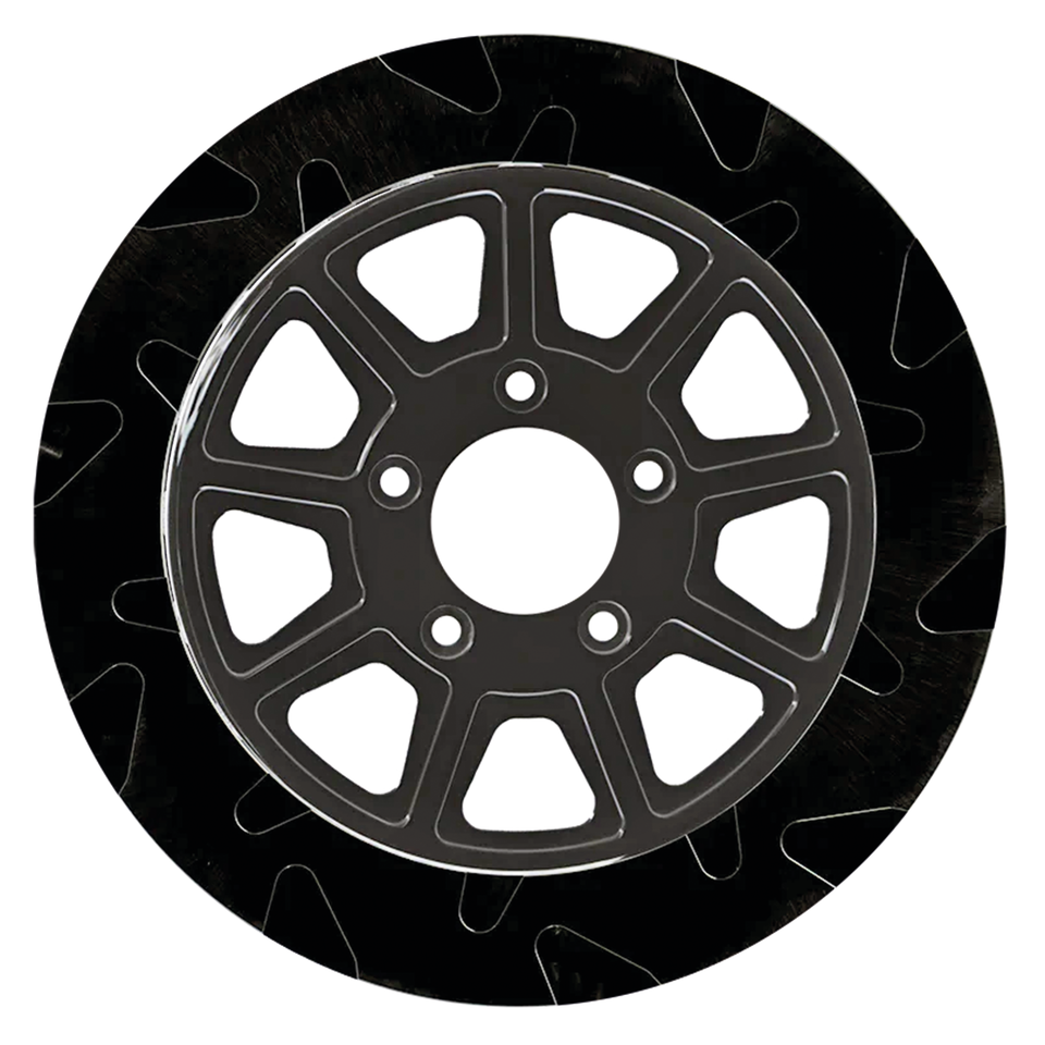 Fr Smooth 11.5"X5mm Bl/Bl 9 Spoke Disc Brake Rotors Lyndall Brakes Default Title