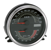 Gzp Black Speedo/Tacho Kit Kmh Speedometer & Tachometer Combo Zodiac Default Title