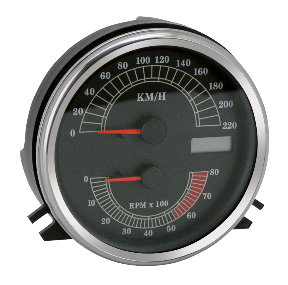 Gzp Black Speedo/Tacho Kit Kmh Speedometer & Tachometer Combo Zodiac Default Title