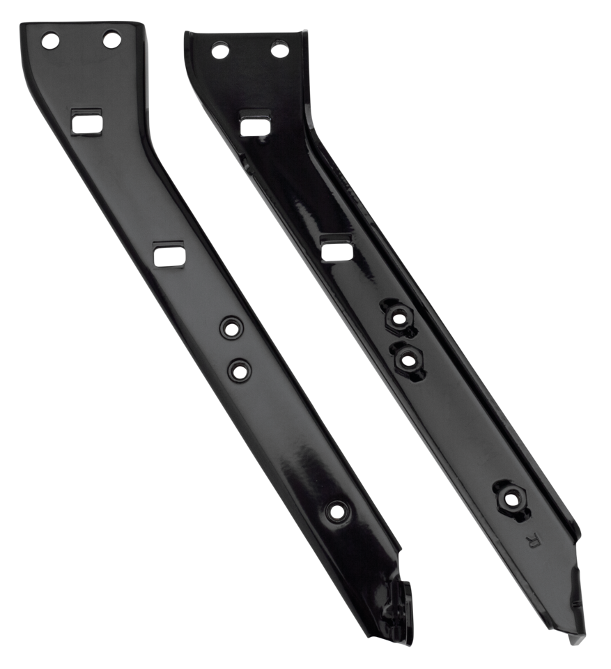 Gzp Blck Heavy Duty Saddlebag Support Ki Saddlebag Guards & Supports Zodiac Default Title