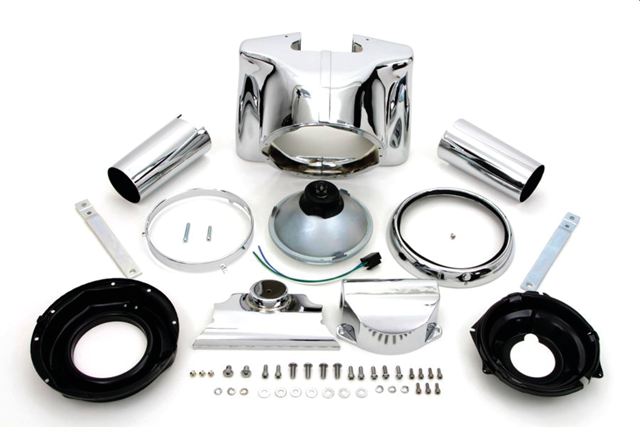 Gzp Chr 7" Headlight Nacelle Kit Dot App Headlights Zodiac Default Title