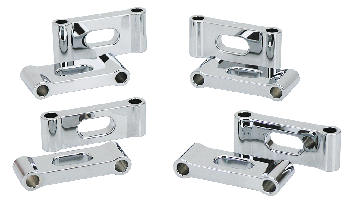 Gzp Chrome Slotted 1" Front Fender Space Fender Accessories Zodiac
