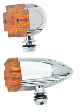 Gzp Chr Maltese Cross Bullet Light Clear Turn Signals & Multi Function Lights Zodiac Default Title