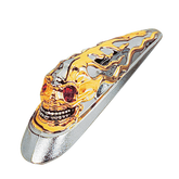 Gzp Fender Ornam. Gold Skull Red Eyes Fender & Component Zodiac Default Title