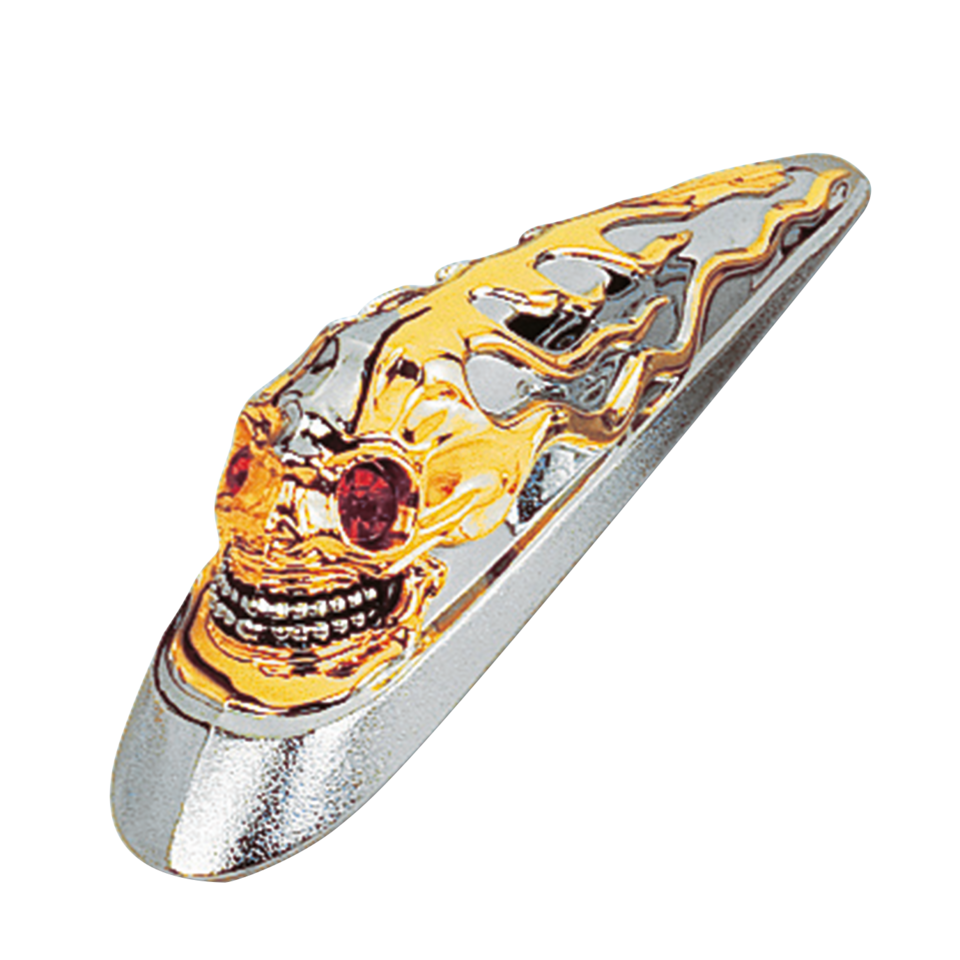 Gzp Fender Ornam. Gold Skull Red Eyes Fender & Component Zodiac Default Title