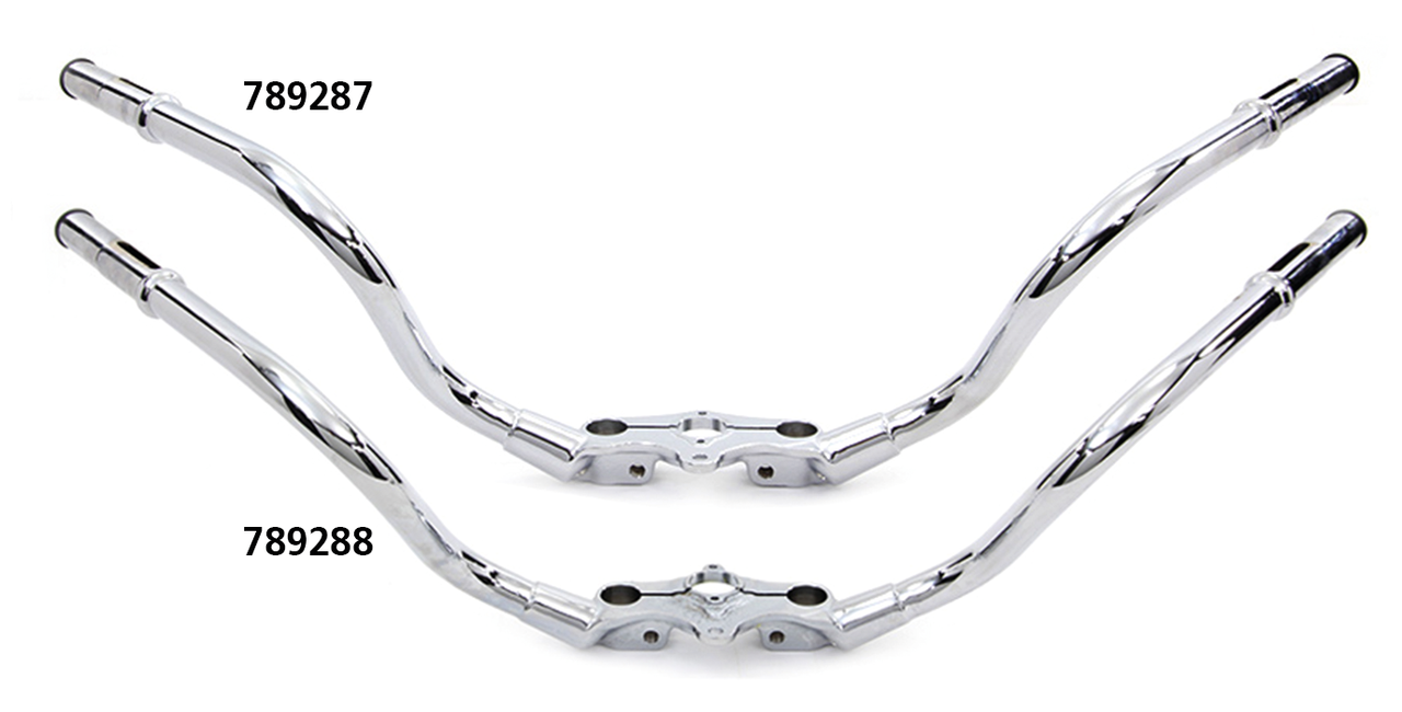 Speedster Inline Handlebar Chrome 36 45 Handlebar V Twin Mfg