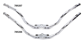 Speedster Inline Handlebar Chrome 36 45 Handlebar V Twin Mfg
