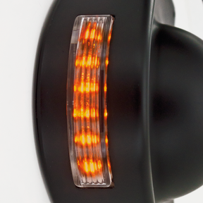 Gzp Black Bat Wing 96 13 Mirrors W/Light Mirror & Component Zodiac