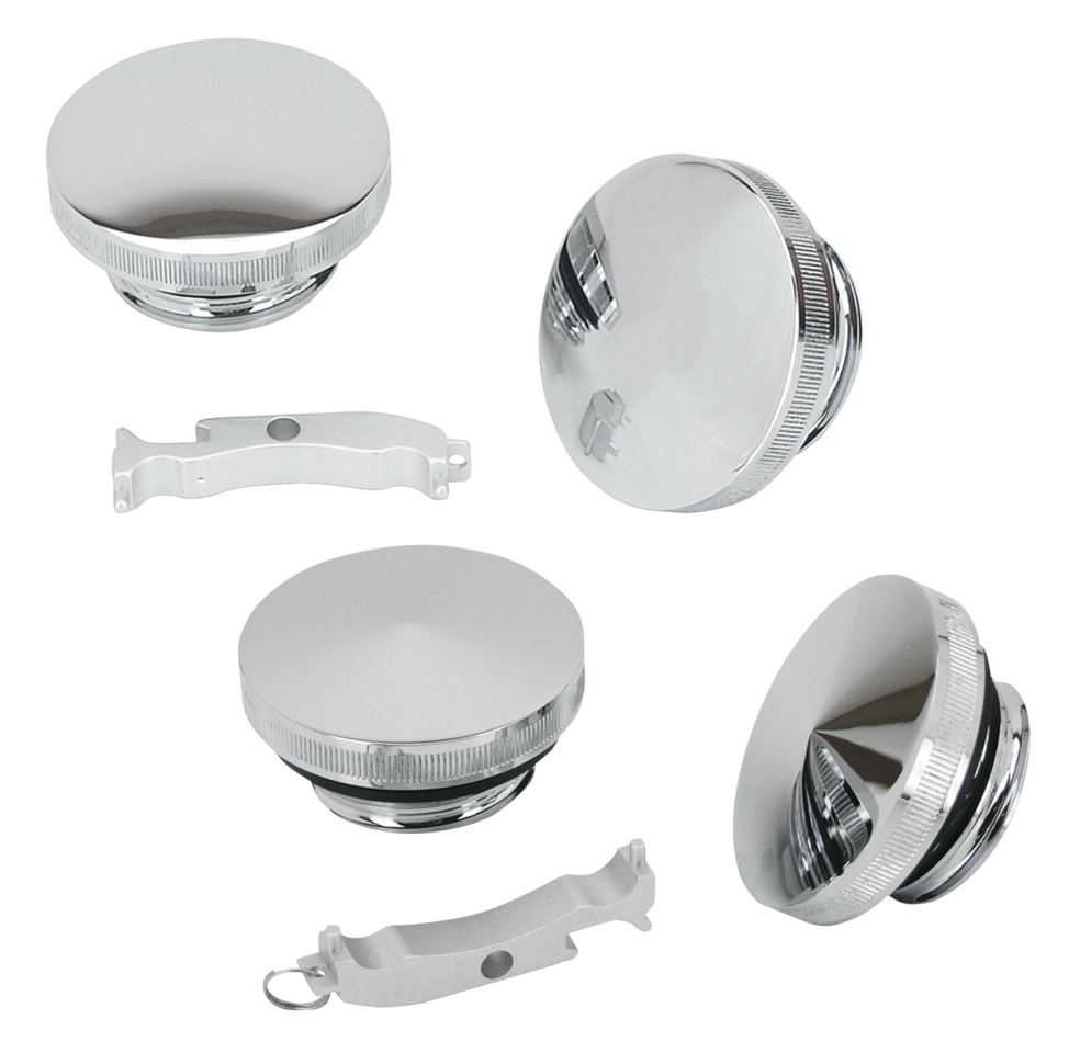 Gzp Chr Domed Gascap & Paint Saver Set Gas Cap Zodiac Default Title