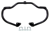 Black Engine Guard/W Footrest Fxd06 17 Highway Peg Crash Bar V-Twin Manufacturing Default Title