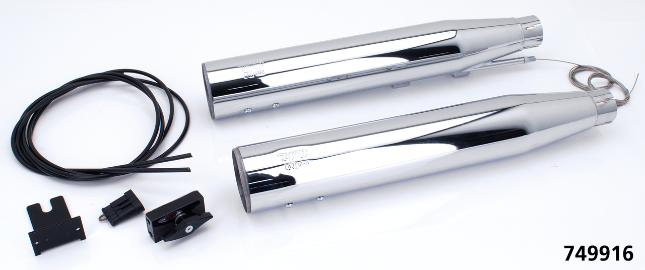 Mcj Royal Slip Ons Fls07 17 Chrome Slip-On & Muffler Mcj Default Title