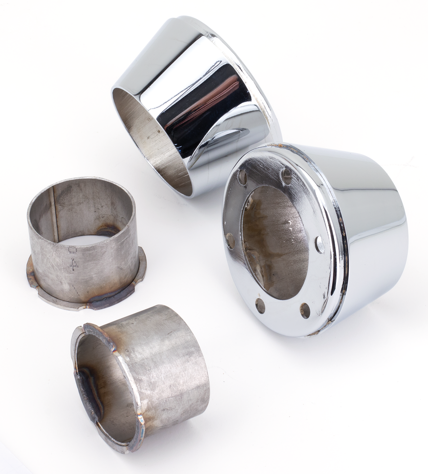 Mcj End Caps Race 90 Tapered Chrome Exhaust End Cap Mcj Default Title
