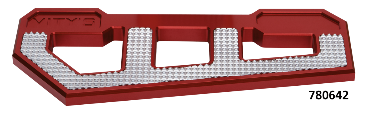 Racing Floorboards Red W/ Diamond Ice Floorboard Vity's Design Default Title
