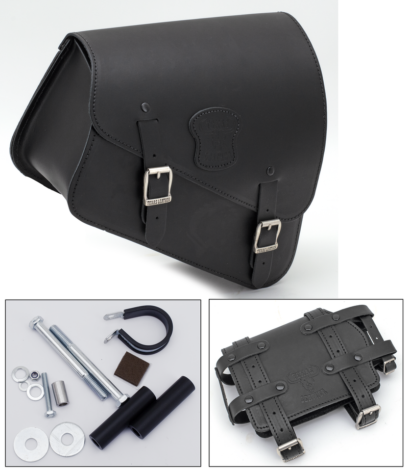 Texas Leather Xl14 Up Bag W/Oil Can Hldr Leather Luggage Texas Leather Default Title