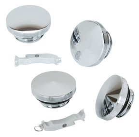 Gzp Chr Pointed Gascap & Paint Saver Set Gas Cap Zodiac Default Title