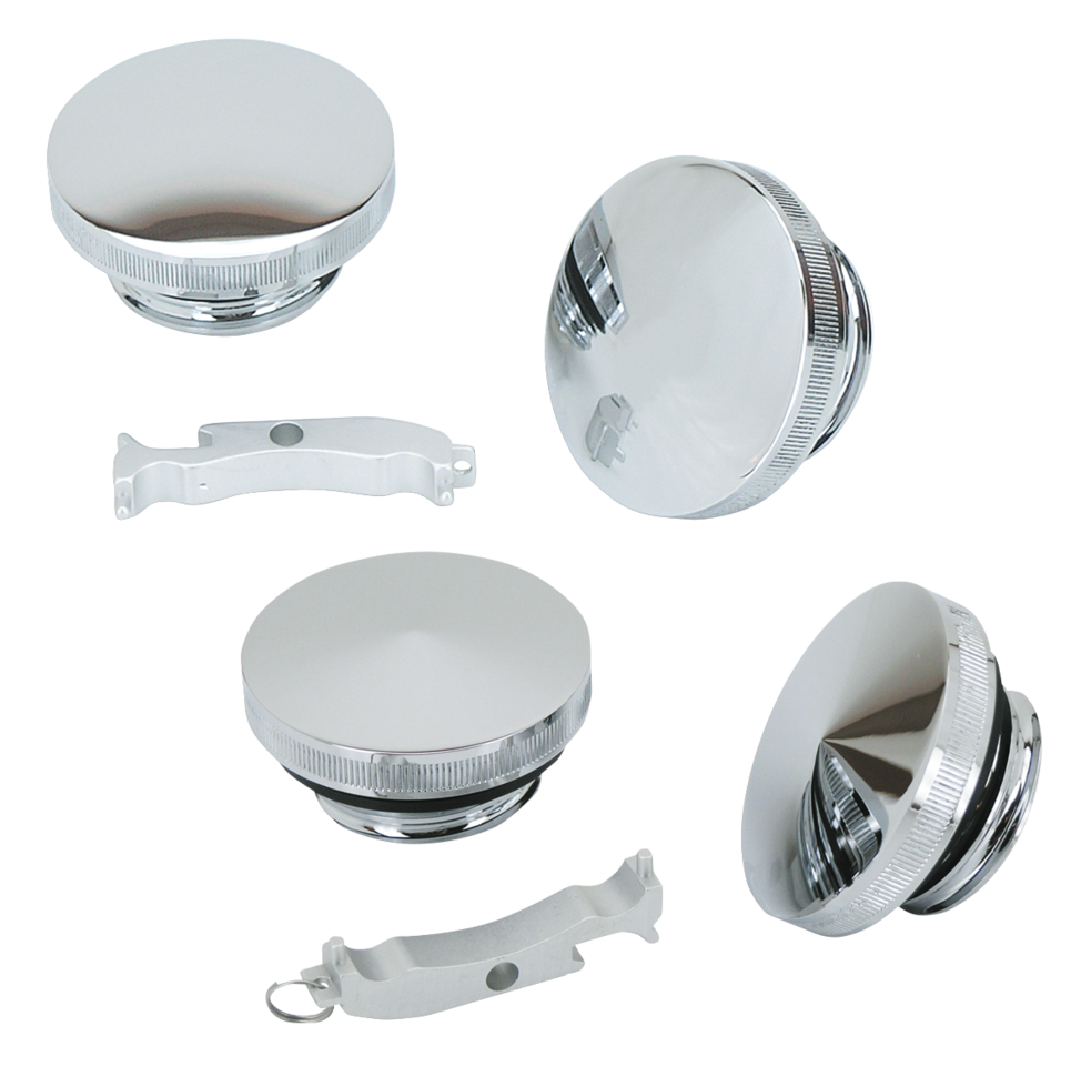 Gzp Chr Pointed Gascap & Paint Saver Set Gas Cap Zodiac Default Title