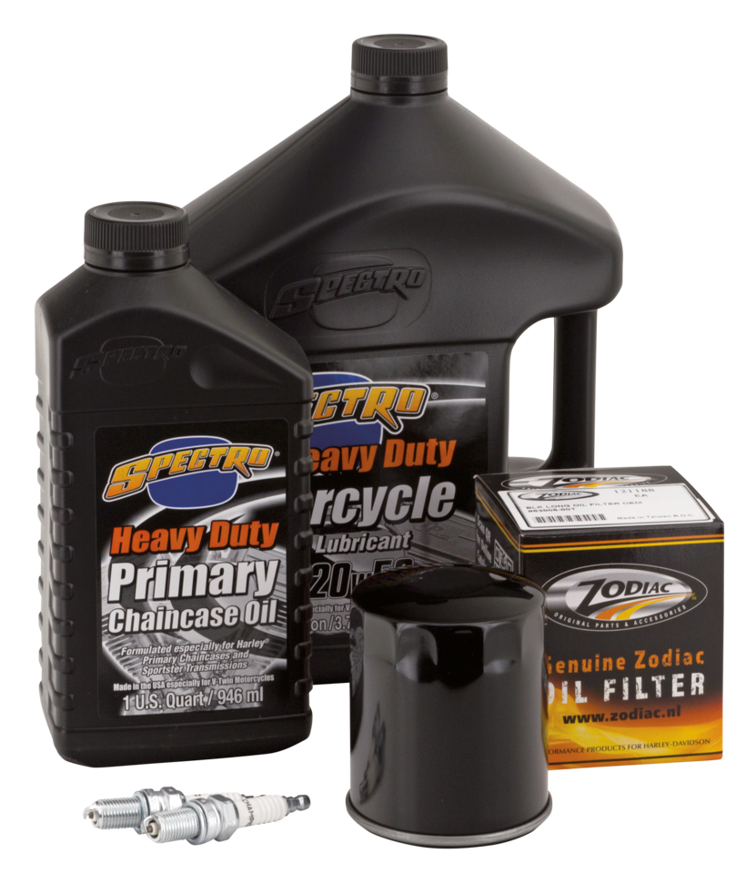 Evo Sportster Total Service Kit Black Oil Change and Service Kit Spectro Oils Of America Default Title