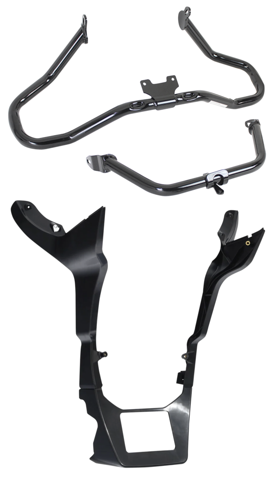 Chopped Engine Guard Fltr15 Up Blk 1.25" Fairings V Twin Mfg