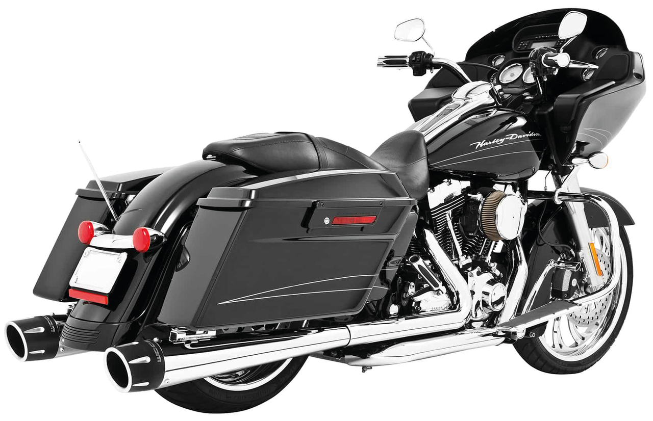 Flh/T17 Up Combat 2 2 Pitch Blk 2-2 Full Exhaust System Freedom Performance Exhaust Default Title